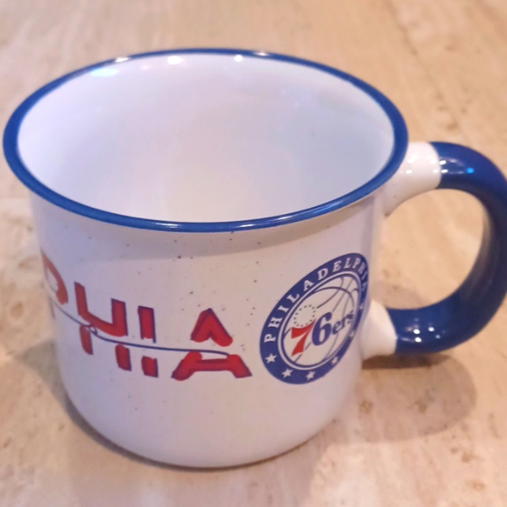 The Memory Company Philadelphia 76ers Speckled Mug
